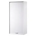 SIMMOB Küchenschrank Oberschrank Hängeschrank mit Rolladentür, Jalousienschrank, weiß, 60x35x123,6 cm BTH