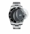 BROTECT Full-Cover Schutzfolie Matt für Rolex Submariner (Date) (2 Stück) - Full-Screen Displayschutz-Folie, 3D Curved, Anti-Reflexion