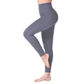 SINOPHANT Leggings Damen High Waist - Blickdicht Leggins mit Bauchkontrolle für Sport Yoga Gym(1 Grau,S-M)
