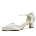 Rainbow Club Damen Brautschuhe Anika - Two Peace Pumps, Ivory/Creme, Gr.-40 (UK 7)