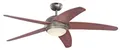 Westinghouse Deckenventilator Deckenventilator Bendan LED Apfelholz mit Fernbedienung, dimmbar