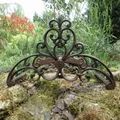 Gartenschlauchhalter Gusseisen Lilie Wandhalterung Schlauchhalter TG121