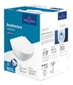 Villeroy & Boch Tiefspül-WC Architectura, Wandhängend, Combi-Pack Wand inkl. WC-Sitz TwistFlush ohne Spülrand - Weiß Alpin