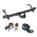 AHK Anhängerkupplung mit Elektrosatz 13 polig für Citroen Jumper/Peugot Boxer/Fiat Ducato 2006- Anhängevorrichtung Hängevorrichtung - starr, mit angeschraubtem Kugelkopf