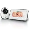 Alecto DVM-150 - Babyphone mit Kamera und 5" Farbdisplay, Weiß