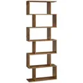 Boxxx Regal, Braun, Holzwerkstoff, Vintage, 70x190.5x24 cm, Typenauswahl, Beimöbel erhältlich, stehend, Wohnzimmer, Regale, Bücherregale