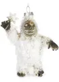 BRUBAKER Weihnachtsbaumkugel Yeti Weihnachtskugel aus Glas - Handbemalt - Christbaumschmuck Lustig (1 St), Baumkugel Schneemonster Figur Weihnachtsdeko