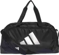 Adidas Herren Damen Sporttasche Umhängetasche Reisetasche Defender Duffelbag S, Farbe:Schwarz, Artikel:-black / silver metallic