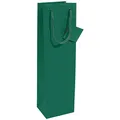 SIGEL Geschenktüten für Flaschen grün 10,0 x 35,0 cm, 5 St.