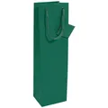 SIGEL Geschenktüten für Flaschen grün 10,0 x 35,0 cm, 5 St.