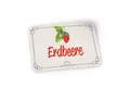 itenga Aufkleber itenga 50 x Marmeladen Etikett Erdbeere 4,5x3cm Landhausstil