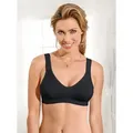 Soft-BH VIANIA, Damen, Gr. 100, Cup B, schwarz, 55% Polyamid, 35% Polyester, 10% Elasthan, BHs