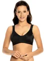 Viania Sport-BH 14750 (1-tlg) Sport-Wellness-BH soft ohne Bügel Middle Function Schwarz