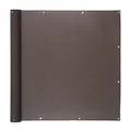 Ventanara® Balkonverkleidung Sichtschutz PVC Balkonumspannung Zaun Verkleidung Blende Windschutz Folie 300 x 90 cm Taupe