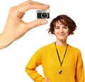 Easypix MiniPro XS1 Digitalkamera 2 Megapixel Schwarz Silber Full HD Video mit eingebautem (12012)