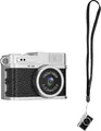 Easypix MiniPro XS1 Digitalkamera 2 Megapixel Schwarz, Silber Full HD Video, mit eingebautem Blitz, Integrierter Akku