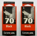 2 x Original Lexmark 70 schwarz 3200 5000 5700 7000 7200 X63 X4200 OVP ND