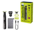 Philips Elektrorasierer OneBlade Pro 360 Face & Body QP6552/30, Aufsätze: 3, 360 Grad Klinge, 20 Längeneinstellungen, inkl. Aufbewahrungstasche