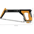 Fiskars Pro Bügelsäge, Sägeblattlänge: 30 cm, 24 TPI, Schwarz/Orange, TrueTension, 1062931 (?1062931)