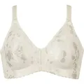 Naturana Bügel-BH Minimizer-BH ohne Bügel gemustert: toniger Glanzdruck braun Cup D: 95