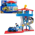 PAW PATROL - Lookout Tower, über 50 cm hoch, Hauptquartier Spielset mit 1 Basis Polizei-Fahrzeug, 2 Chase Figuren und Zubehör, geeignet für Kinder ab 3 Jahren