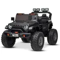 Elektrisches Kinderauto Beneo Motors OFFRIDE 4x4 Zweisitzer 24V, schwarz, MP3-Player mit USB/AUX-Eingang, 4x4 Antrieb, Lithium-Akku, große EVA-Rä... - Schwarz