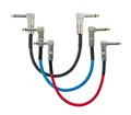keepdrum keepdrum GC028 Patchkabel Klinke 30cm 3 Farben 3 Stück Audio-Kabel, (30 cm), Patchkabel 3 Farben 30 cm
