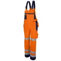 QUALITEX HIGH QUALITY WORKWEAR Latzhose PRO WS warnorange/marine Damen: 58 Herren: 64