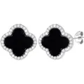 J.Fée Kleeblatt Armband Kleeblatt Kette Silber 925 Ohrringe Armbänder Damen K...