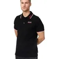 Lonsdale Poloshirt Lion (Packung, 1-tlg., 1er-Pack) schwarz L (52/54)