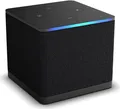 Amazon Fire TV Cube. Produktfarbe: Schwarz, Unterstützte Videoformate: H.264, H.265, VP9, Unterstützte Bildformate: BMP, GIF, JPEG, PNG. Prozessortaktfrequenz: 2000 MHz. Gesamtspeicherkapazität: 16 GB. RAM-Speicher: 2000 MB. HD-Typ: 4K Ultra HD, Bis zu 30 Frames pro Sekunde: 60 fps (B09BZWZS6S)