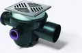 Kessel Kellerablauf Der Universale DN 100 mit GV+RV und Rost 200x200 mm Edelst.