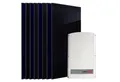 SUNNIVA Solaranlage 4.0 kW, Monokristallin, (8x 500 W Solarmodule Fullblack Bifacial, Wechselrichter SolarEdge SE4K (3-phasig)