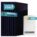 SUNNIVA® 4.0 kW Solaranlage, 8x 500 W Solarmodule, SolarEdge SE4K (3-phasig)