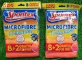 (0,63€/Stück) 2x Spontex MICROFIBRE Microfaser Tücher-Set (2x10 Tücher)!!!