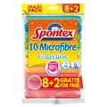 Spontex Mikrofaser-Allzwecktuch Collection, 8+2 GRATIS 1 bis 40 Stk SPARE 58%