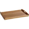 Kesper Serviertablett 55 x 35 x 24 cm mit Füßen, aus Akazienholz Küchen klappbar