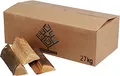 Brennholz Buche, Kaminholz mit Rinde, Feuerschale für Öfen, Grill, Buchenholz, Holzscheite 25 cm ofengetrocknete Buchenholzscheite, wählbar von 27 bis 270 kg, Menge: 27 kg