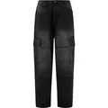 URBAN CLASSICS Bequeme Jeans Urban Classics Tapered Heavy Ounce Baggy Cargo Jeans schwarz 36