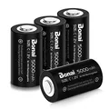 BONAI 4er Pack C Akku 5000mAh – Hohe Kapazität 1,2V NI-MH Baby Batterien wiederaufladbar, geringe Selbstentladung für LED-Taschenlampen, Spielzeug und Radio