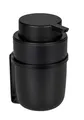 WENKO Wand-Seifenspender Carpino Schwarz Kunststoff Turbo-Loc nachfüllbar 250ml