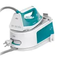 Braun CareStyle 1 Pro IS1013GR, Dampfbügeleisen mit FreeGlide 3D Technologie, SuperCeramic Sohle, Vertikales Bügeln, Antitropf-Funktion, 350 g/min Dampfstoß, 1,5L Wassertank, 2200W, Grün