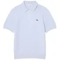 Lacoste Poloshirt Poloshirt Kurzarmshirt mit Polokragen (1-tlg., 1) blau M