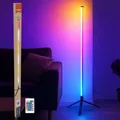 Grundig LED Stehlampe 120 cm – RGB Lampe mit Fernbedienung – Schlaf- und Wohnzim