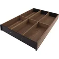 Blum Ambia-Line Besteckeinsatz breit - 475x300x50mm, Tennessee Nuss/schwarz