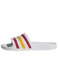 adidas Unisex Adilette Aqua Slides, ftwr white/team power red 2/crew yellow, 47 EU