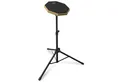 keepdrum Schlagzeug keepdrum Übungspad DP-BK8 Practice Pad schwarz mit Pad-Ständer,Übungspad, Übungspad, Vorteils-Set mit Pad-Ständer