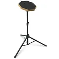 keepdrum DP-BK8 Übungspad  Practice Pad schwarz 8 Zoll mit Pad-Ständer