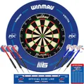 Winmau Blade 6 PDC-Set inkl. Dartboard, Surround, 6 Pfeile, Abwurflinie PDC 5310
