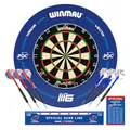 WINMAU PDC Blade 6 Steeldartscheibe Surround-Set - Professionelles Dartzubehör - Enthält Blade 6 Dartscheibe, Dart Surround, 2 Sätze Von Präzision Steeldart Und Mehr